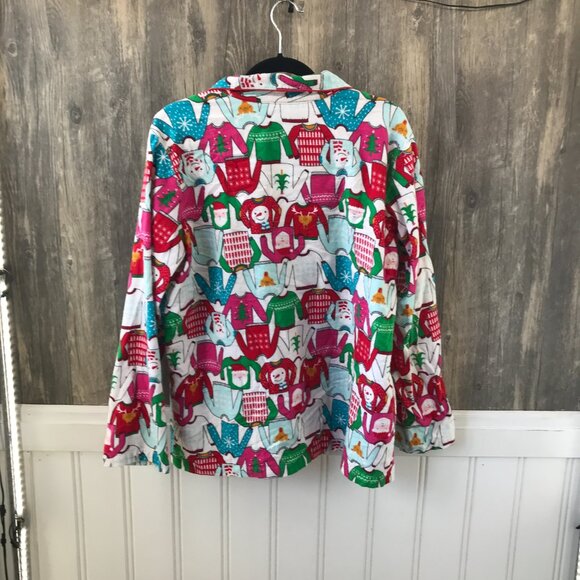 Joe Boxer 100% cotton flannel Christmas PJ set size L - Picture 4 of 5